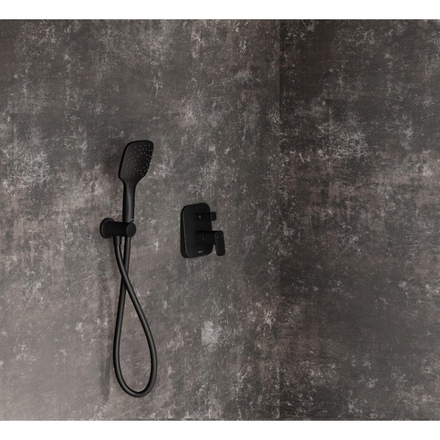 Ravak X070158 - podometni tuš mešalnik FREE, črne barve