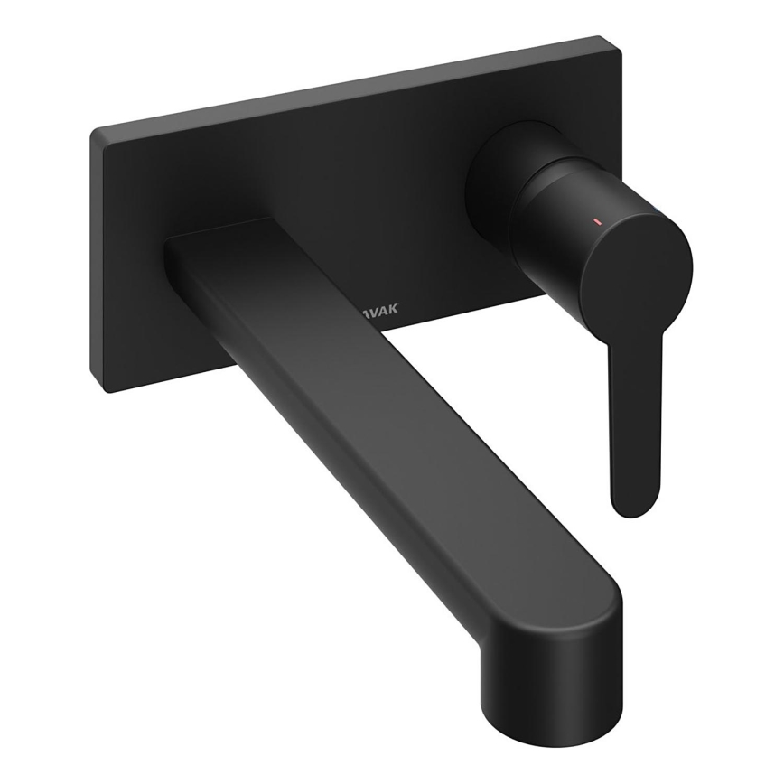 Ravak X070184 - Pipa za umivalnik za podometno vgradnjo PURI črna