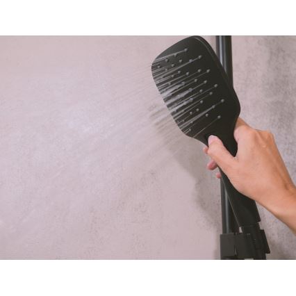 Ravak X070443 - Tuš komplet s termostatsko armaturo FLAT, mat črna