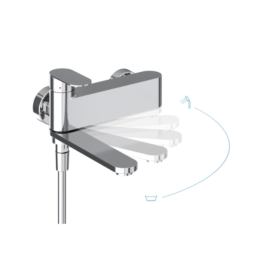 Ravak X070451 - Kopalna baterija CHROME, sijajni krom