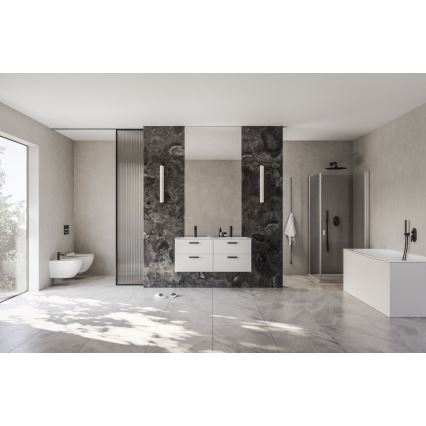 Ravak X070466 - Vgradna tuš baterija CHROME črna