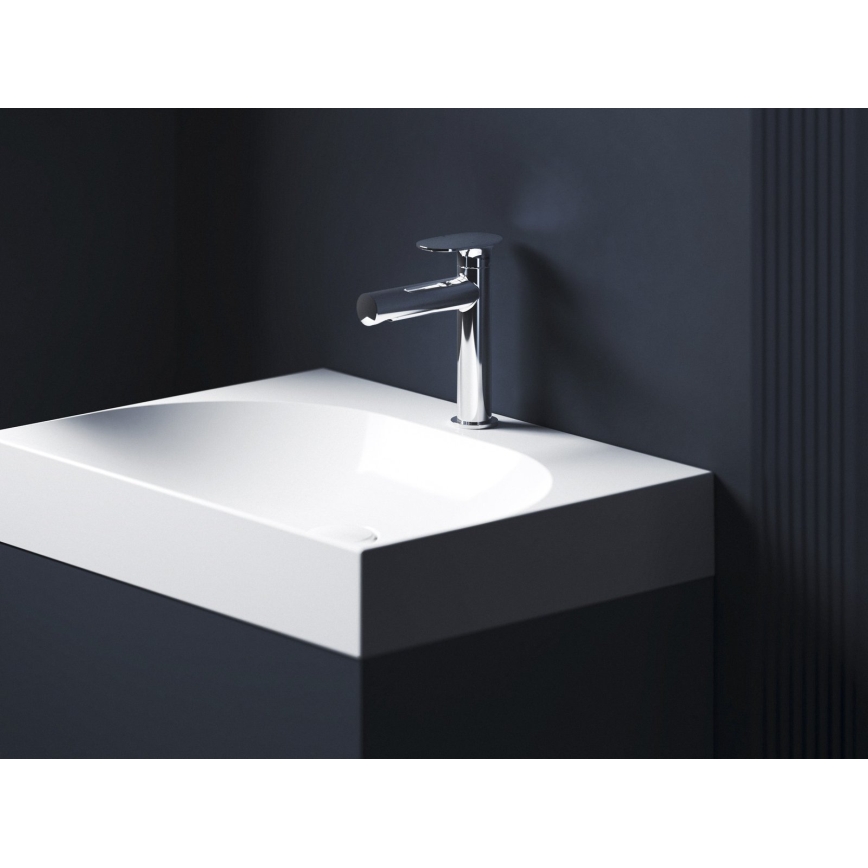 Ravak X070523 - Pipa za umivalnik SPRING 18,9 cm sijajni krom