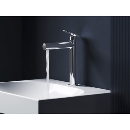 Ravak X070524 - Pipa za umivalnik SPRING 25,4 cm sijajni krom