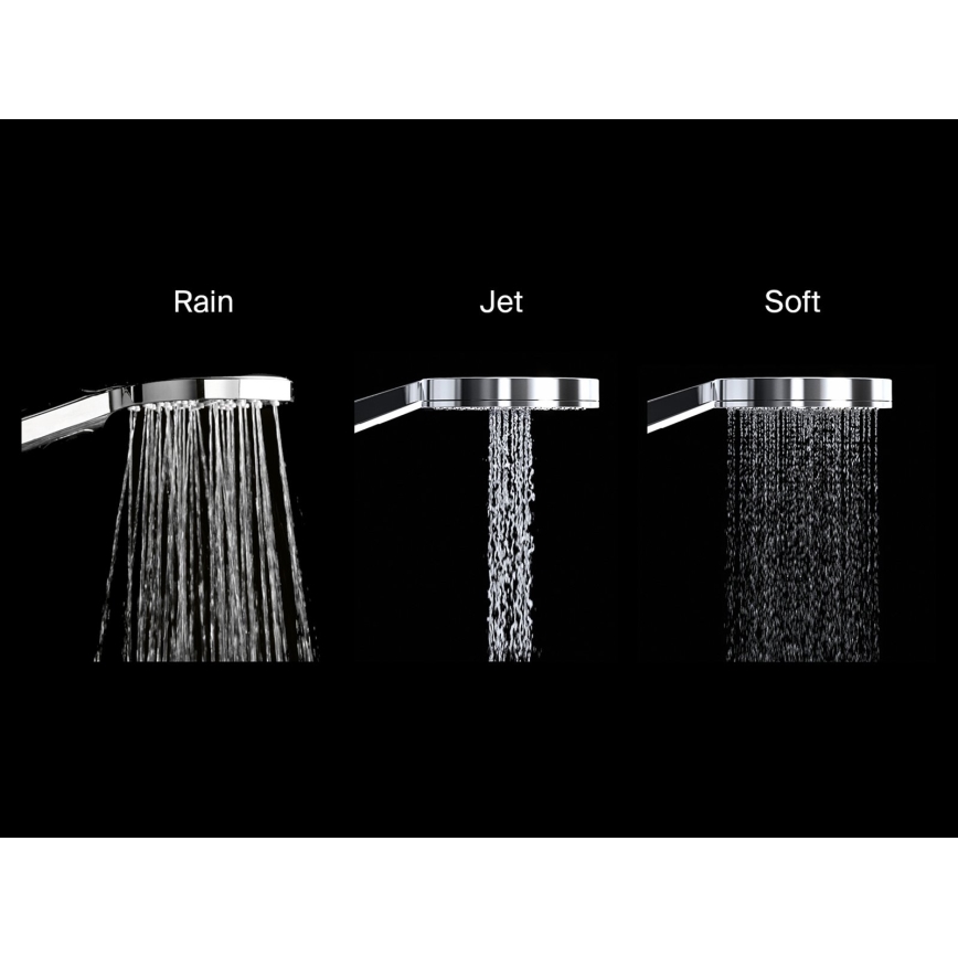 Ravak X07P009 - Ročna prha FLAT, sijajni krom