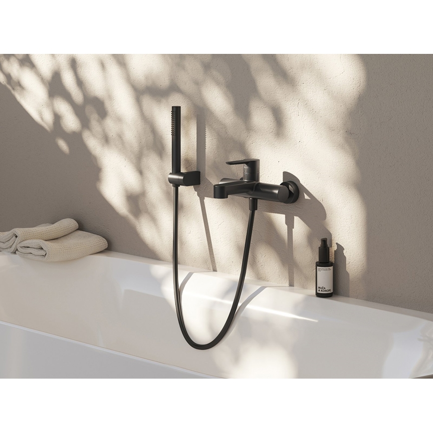 Ravak X07P568 - Plastična tušna cev 150 cm črna