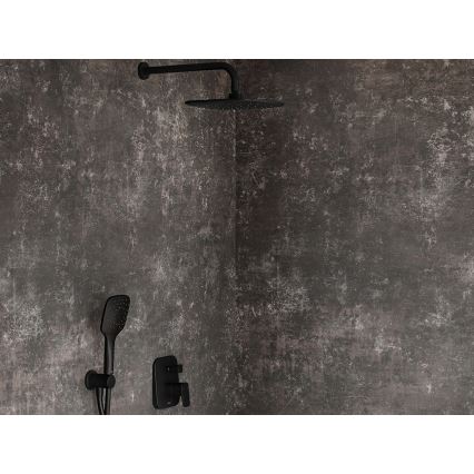 Ravak X07P569 - Ročni tuš s potisnim gumbom, črn