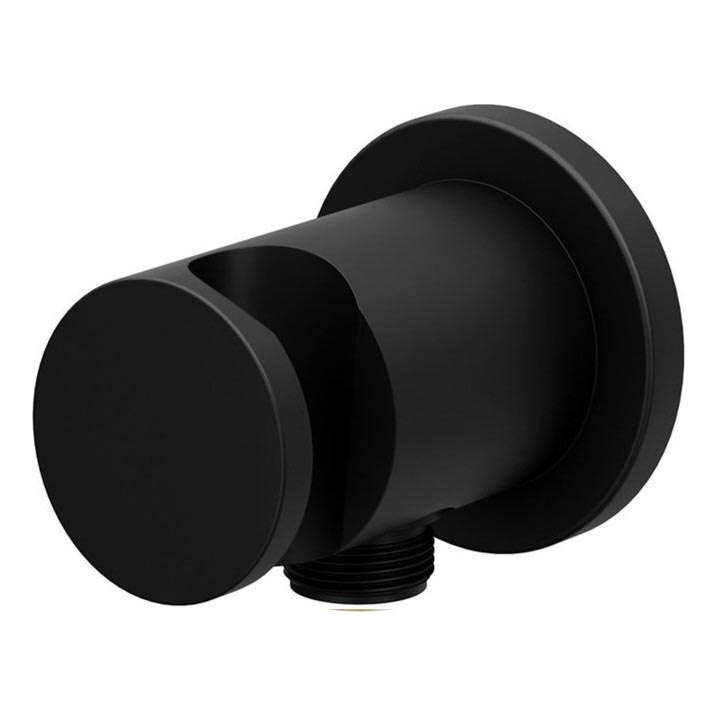 Ravak X07P572 - Nosilec za prho z izvodom 7,8x6 cm črna