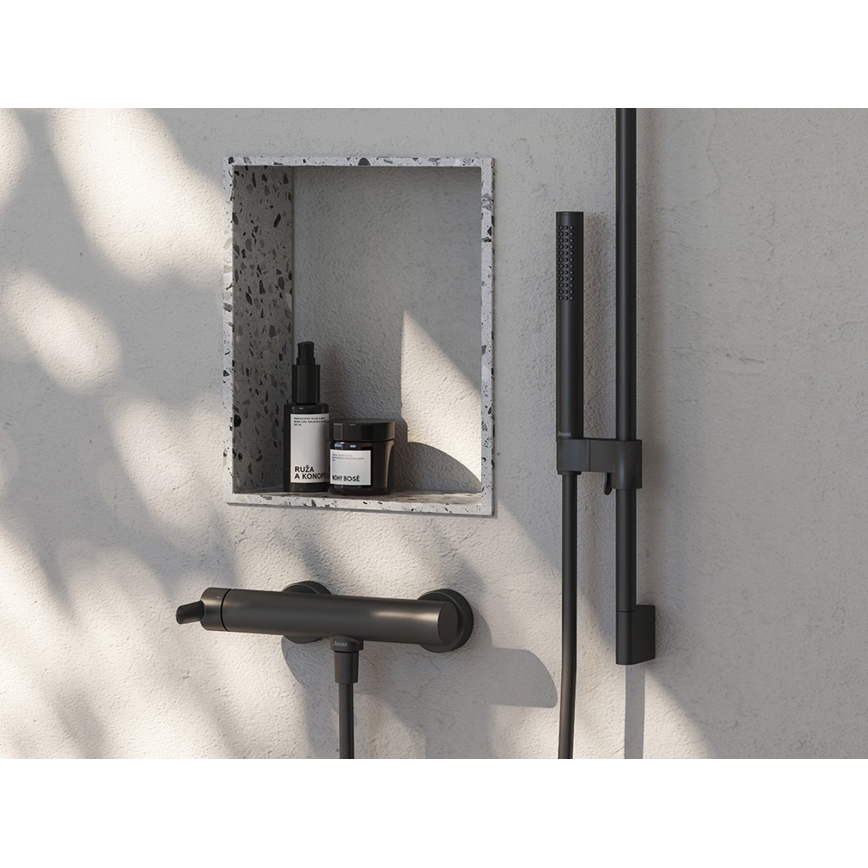 Ravak X07P573 - Ročna prha AIR črna