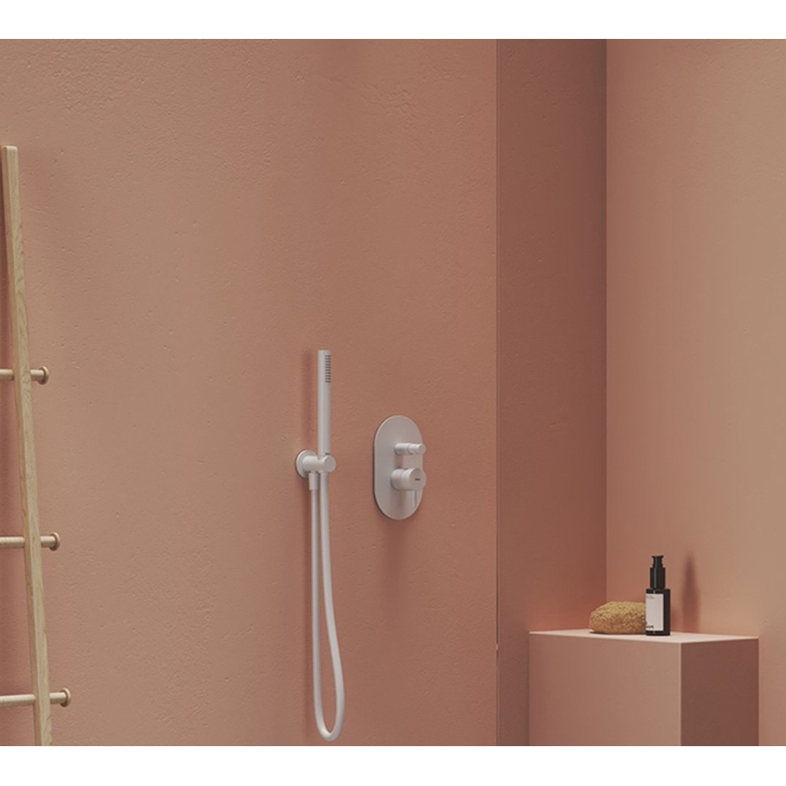 Ravak X07P682 - matna bela ročna prha