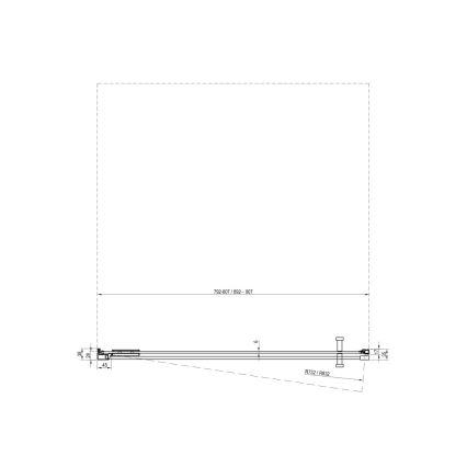 Ravak X0VV40A00Z1 - Tuš vrata COOL 80x195 cm sijajni krom