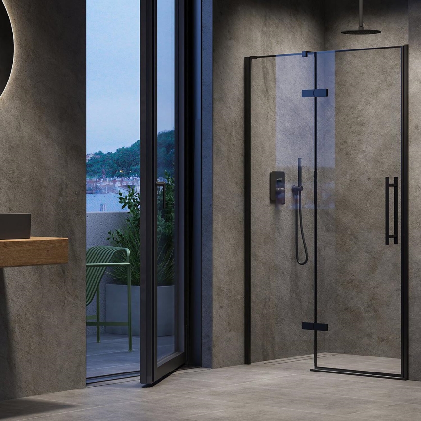 Ravak X0VVGC300Z1 - Tuš vrata COOL 120x195 cm črna