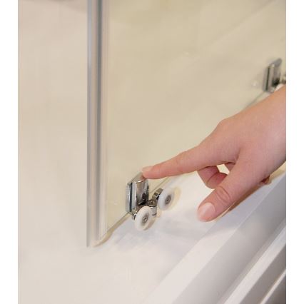 Ravak X1LM70300Z1 - Štiridelna kotna tuš kabina BLIX SLIM 90x90 cm, črna