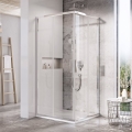 Ravak X1LM70C00Z1 - Štiridelna kotna tuš kabina BLIX SLIM 90x90 cm sijajni krom