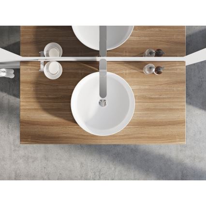 Ravak XJX01140002 - Umivalnik UNI SLIM za pult, premer 40 cm, keramika/bela