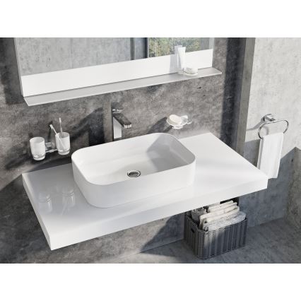 Ravak XJX01155002 - Umivalnik na pult CERAMIC SLIM 55x37 cm keramika/bela
