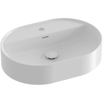 Ravak XJX01155003 - Pultni umivalnik CERAMIC SLIM 55x40 cm keramika/bela