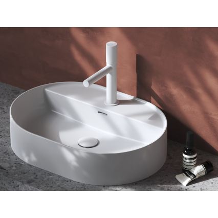 Ravak XJX01155003 - Pultni umivalnik CERAMIC SLIM 55x40 cm keramika/bela