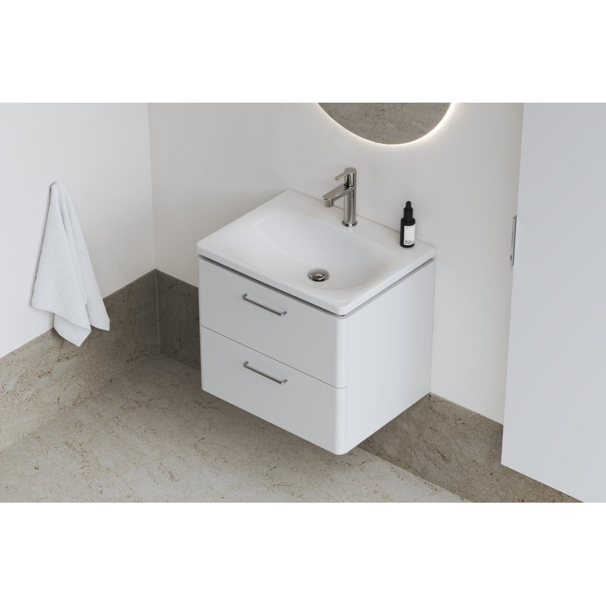 Ravak XJX01260000 - Vgradni umivalnik BALANCE 60x46,5 cm keramika/bela