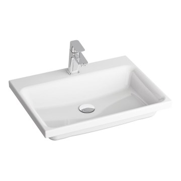 Ravak XJX01260001 - Vgradni umivalnik COMFORT 60x46 cm keramika/bela
