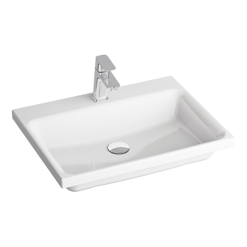 Ravak XJX01260001 - Vgradni umivalnik COMFORT 60x46 cm keramika/bela