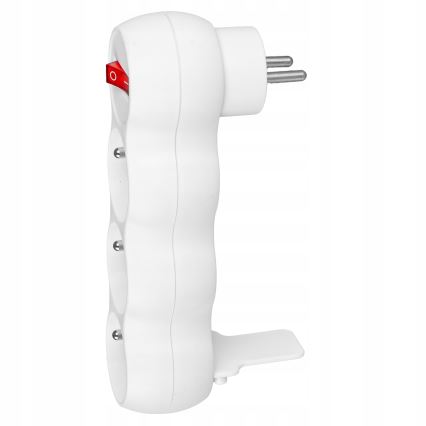 Razdelilec s stikalom, 3 vtičnice