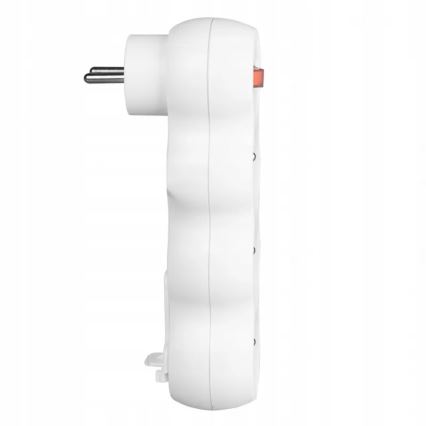 Razdelilec s stikalom, 3 vtičnice