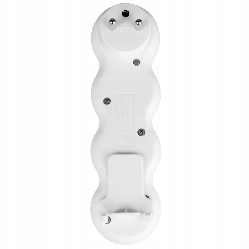 Razdelilec s stikalom, 3 vtičnice