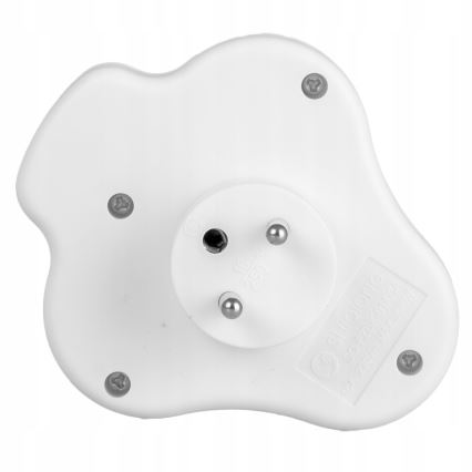 Razdelilna vtičnica s stikalom, 3 vtičnice