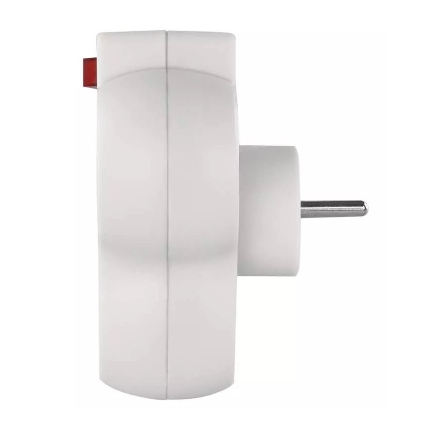 Razdelna vtičnica s stikalom 3x10A/230V