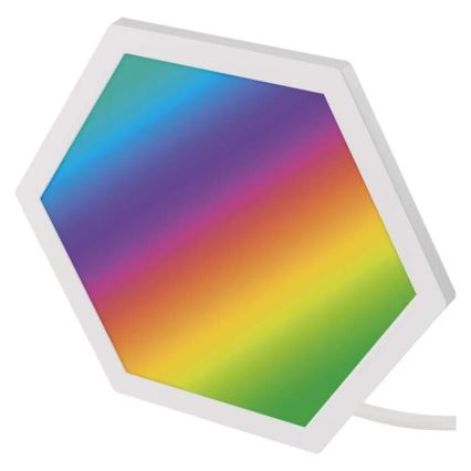 Komplet 3x LED RGBIC+CCT zatemljiv panel - razširitev LED/1,8W/230V Wi-Fi Tuya