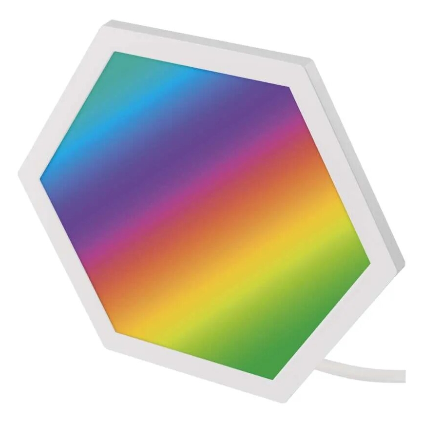 Komplet 3x LED RGBIC+CCT zatemljiv panel - razširitev LED/1,8W/230V Wi-Fi Tuya
