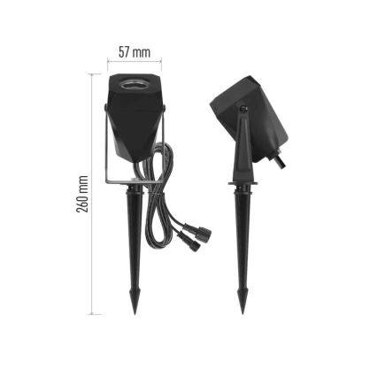 LED RGBIC zatemnjiva zunanja svetilka GoSmart - razširitev LED/1,5W/12V 3000-6500K IP65 Wi-Fi Tuya