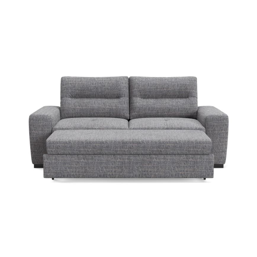 Raztegljiv trosed COMO v svetlo sivi barvi