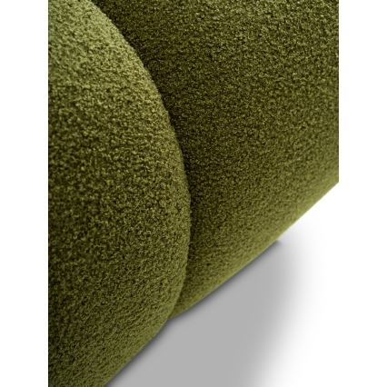 Raztegljiv trosed za tri osebe z shranjevalnim prostorom NUORO, zelene barve