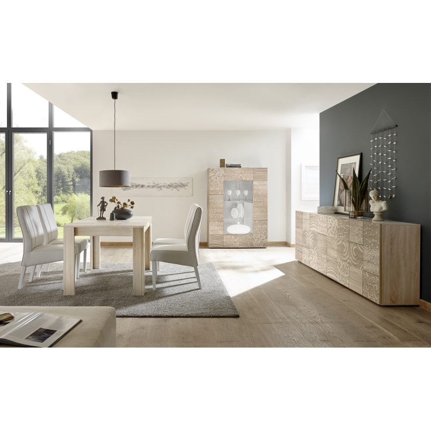 Raztegljiva jedilna miza ARIA hrast sonoma