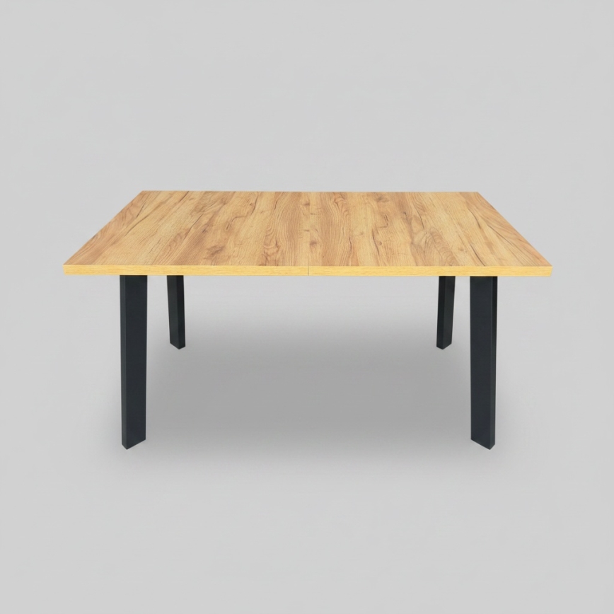 Raztegljiva jedilna miza KERNO 150/190x80 cm hrast craft/črna