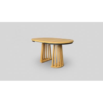 Raztegljiva jedilna miza NEXUS 100/140x77 cm hrast craft/črna