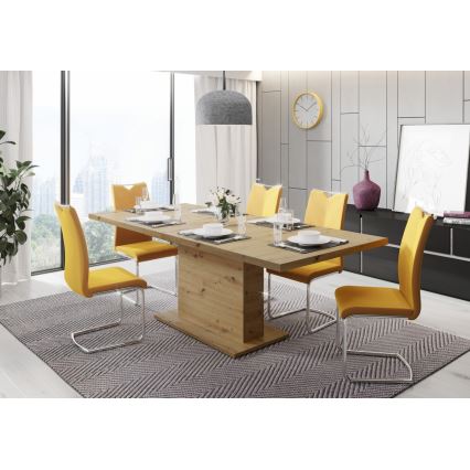 Raztegljiva jedilna miza STRAP, hrast artisan