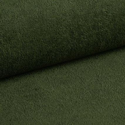 Raztegljiva kotna sedežna garnitura HORTA v L-obliki, leva, zelena, z vgrajenim shranjevalnim prostorom