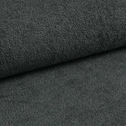 Raztegljiva kotna sedežna garnitura z odlagalnim prostorom v obliki črke L HORTA, desna, temno siva