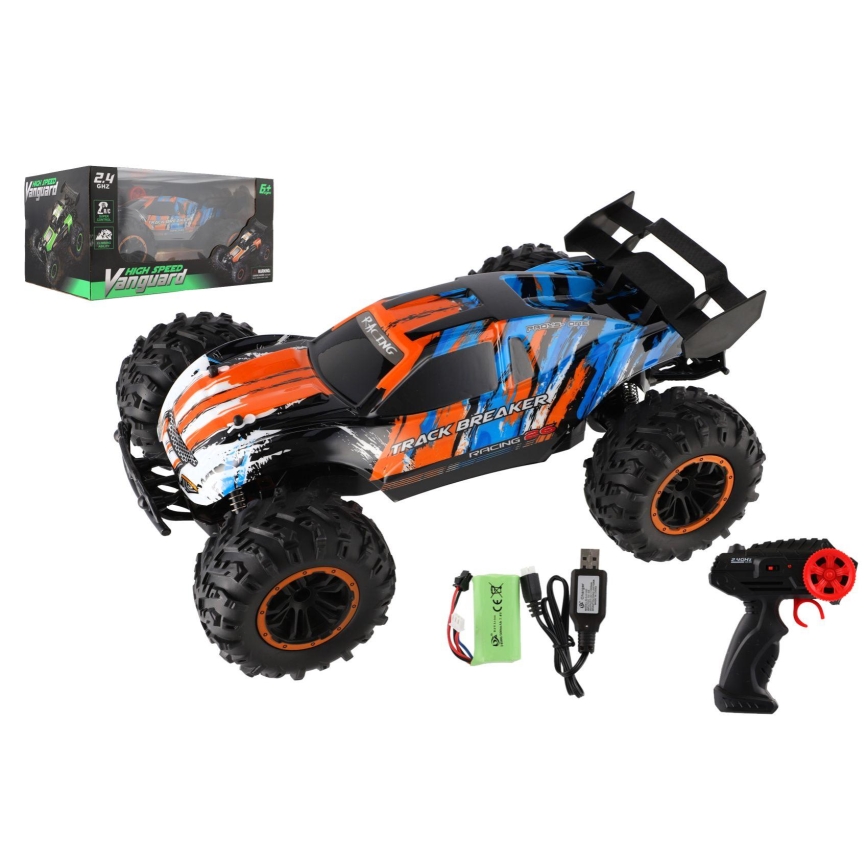 RC avto z daljinskim upravljalnikom Buggy 7,4V/500 mAh moder/oranžen