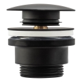 REA-A5216 - Umivalni odtok CLICK-CLACK, premer 6,4 cm, črn