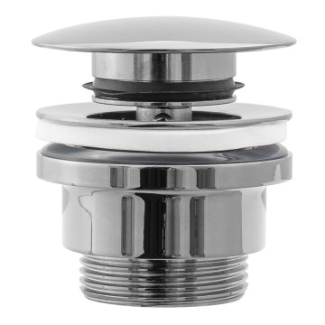 REA-A5217 - Odtok za umivalnik CLICK-CLACK, premer 6,4 cm, sijajni krom