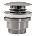 REA-A6000 - Umivalni odtok CLICK-CLACK, premer 6,4 cm, brušen nikelj