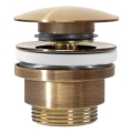 REA-A8110 - Odtok za umivalnik CLICK-CLACK, premer 6,4 cm, v zlati barvi