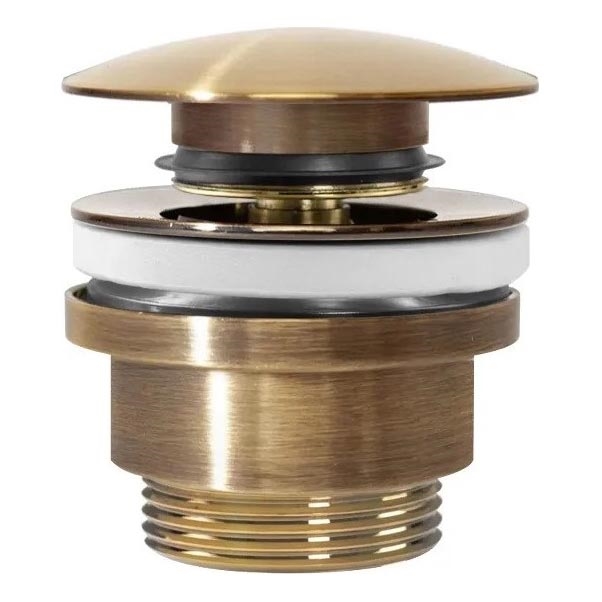 REA-A8110 - Odtok za umivalnik CLICK-CLACK, premer 6,4 cm, v zlati barvi