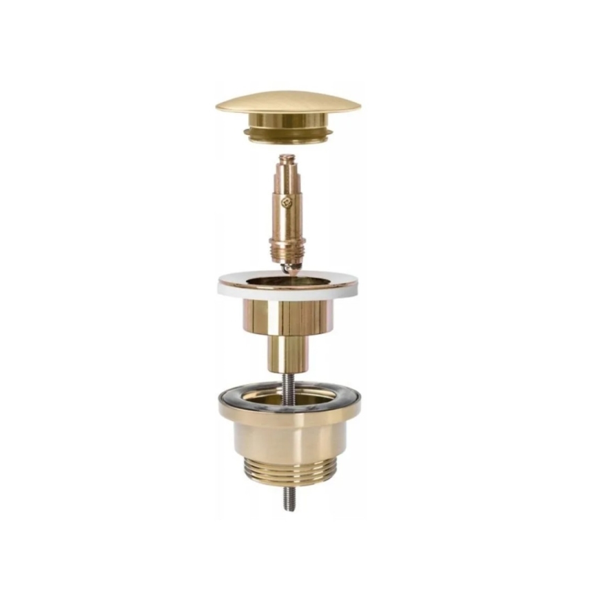REA-A8110 - Odtok za umivalnik CLICK-CLACK, premer 6,4 cm, v zlati barvi
