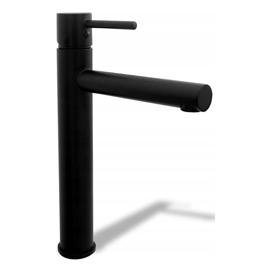 REA-B0229 - Pipa za umivalnik TESS 31,5 cm črna