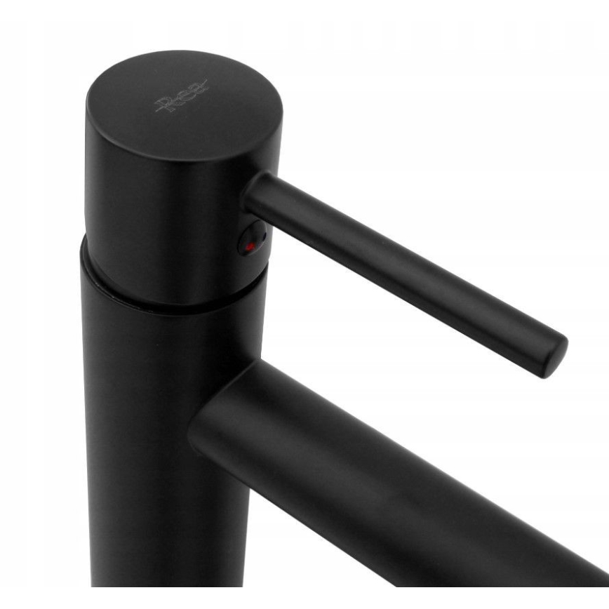 REA-B0229 - Pipa za umivalnik TESS 31,5 cm črna