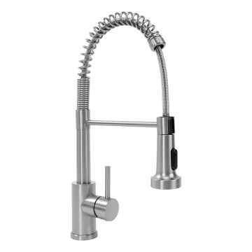 REA-B0417 - Pomivalna armatura s izvlečno prho COLIN 42,5 cm nikelj